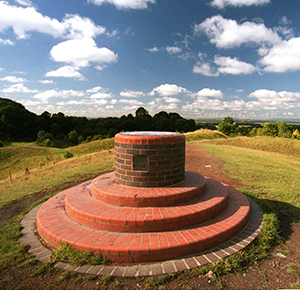 Image shows the panoramic views from Baggeridge Country Park, Staffordshire, on a sunny day